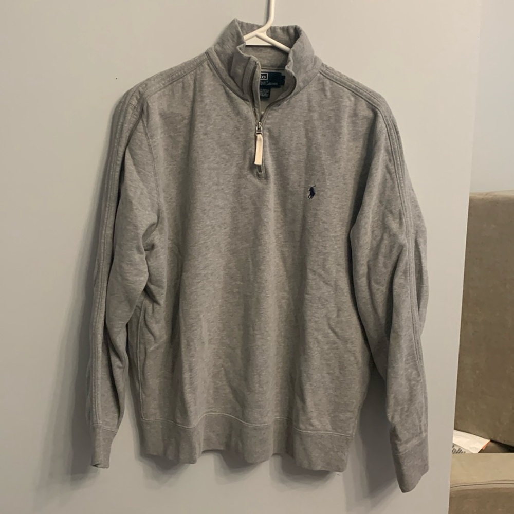 Grey Ralph Lauren 1/4 zip